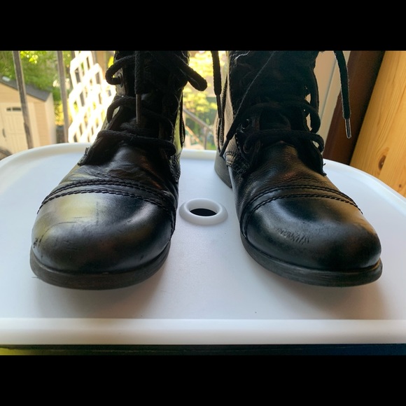 Steve Madden Combat Boots. Basic Wardrobe Stable - Picture 2 of 6